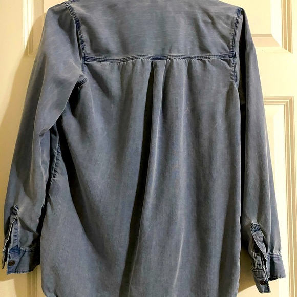Blue faded, long sleeve button down. - Picture 2 of 2